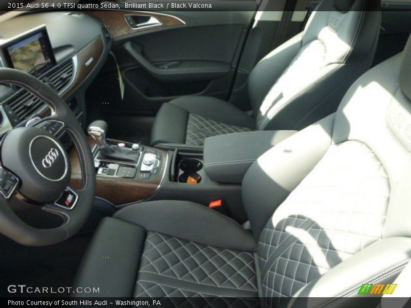  2015 S6 4.0 TFSI quattro Sedan Black Valcona Interior