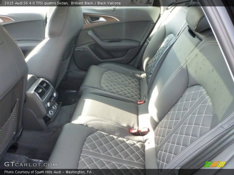 Rear Seat of 2015 S6 4.0 TFSI quattro Sedan