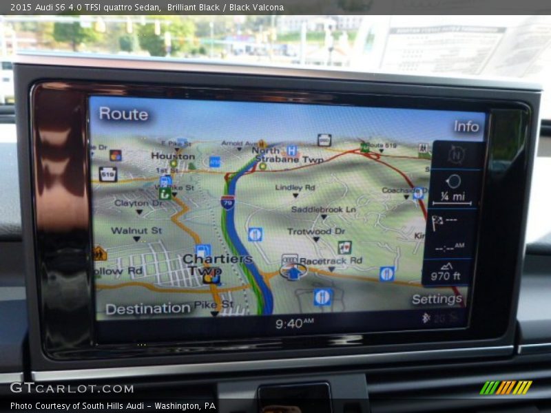Navigation of 2015 S6 4.0 TFSI quattro Sedan