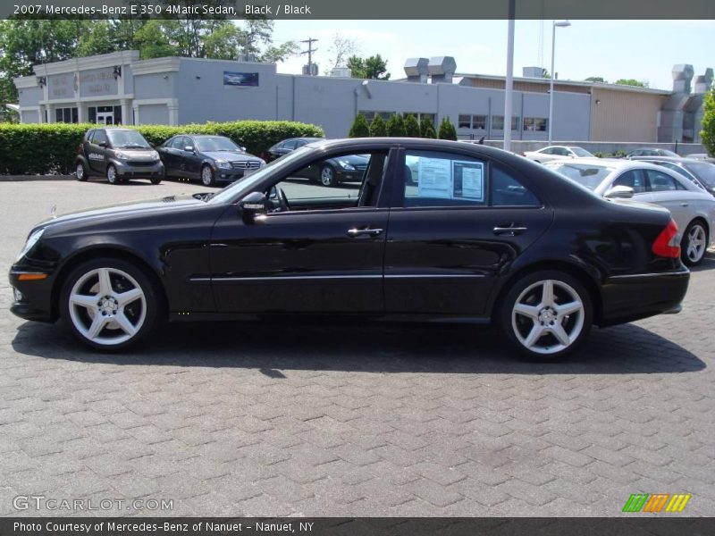 Black / Black 2007 Mercedes-Benz E 350 4Matic Sedan