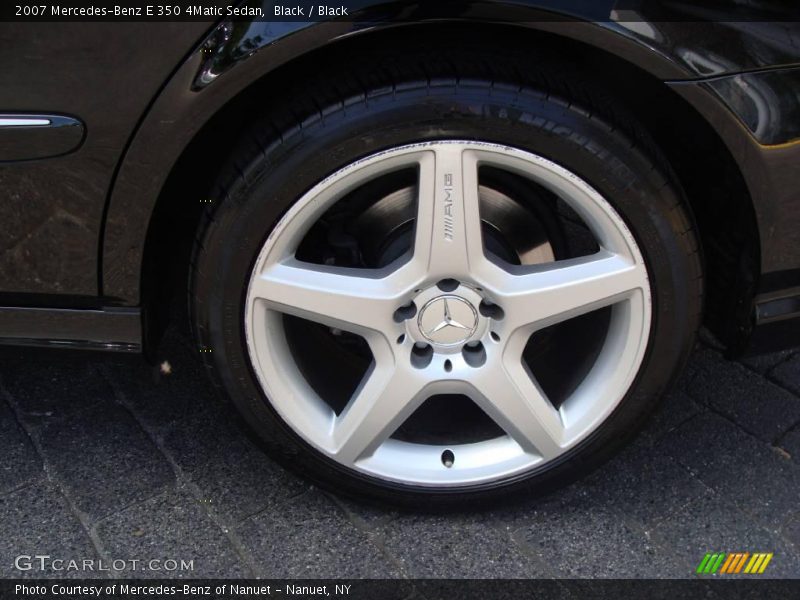 Black / Black 2007 Mercedes-Benz E 350 4Matic Sedan