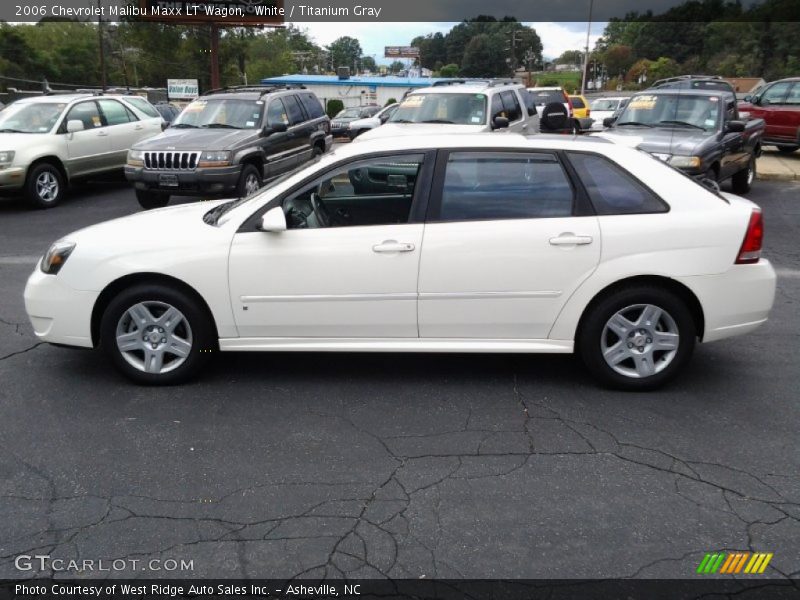 White / Titanium Gray 2006 Chevrolet Malibu Maxx LT Wagon