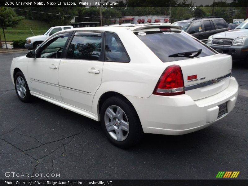 White / Titanium Gray 2006 Chevrolet Malibu Maxx LT Wagon