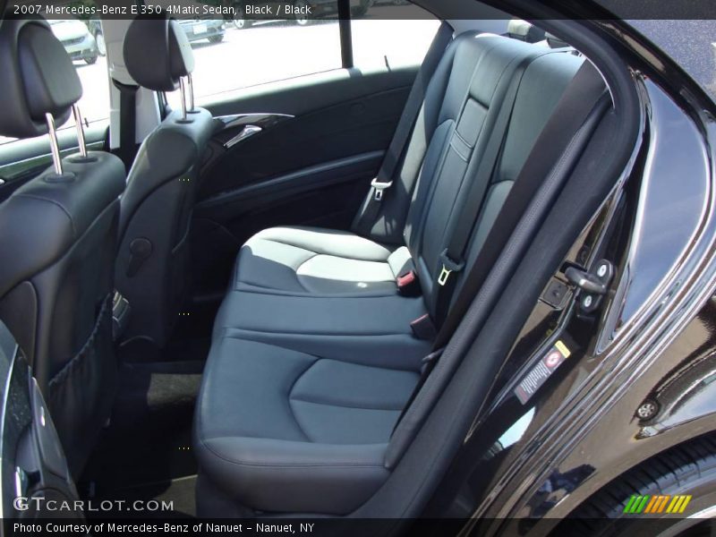 Black / Black 2007 Mercedes-Benz E 350 4Matic Sedan