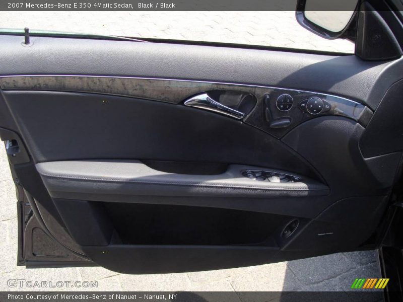 Black / Black 2007 Mercedes-Benz E 350 4Matic Sedan