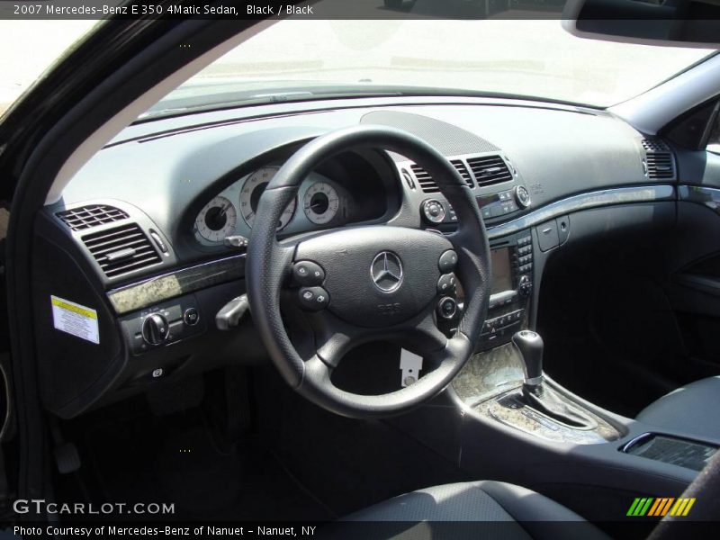 Black / Black 2007 Mercedes-Benz E 350 4Matic Sedan