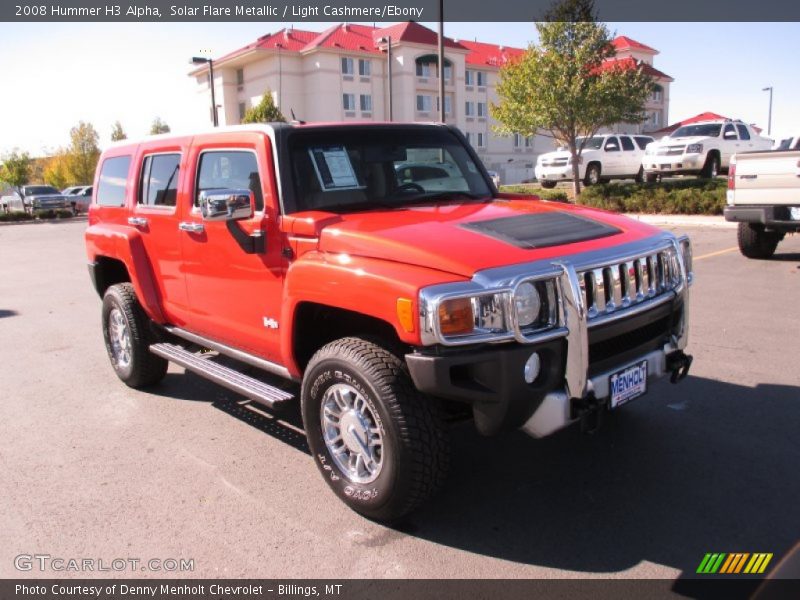 Solar Flare Metallic / Light Cashmere/Ebony 2008 Hummer H3 Alpha