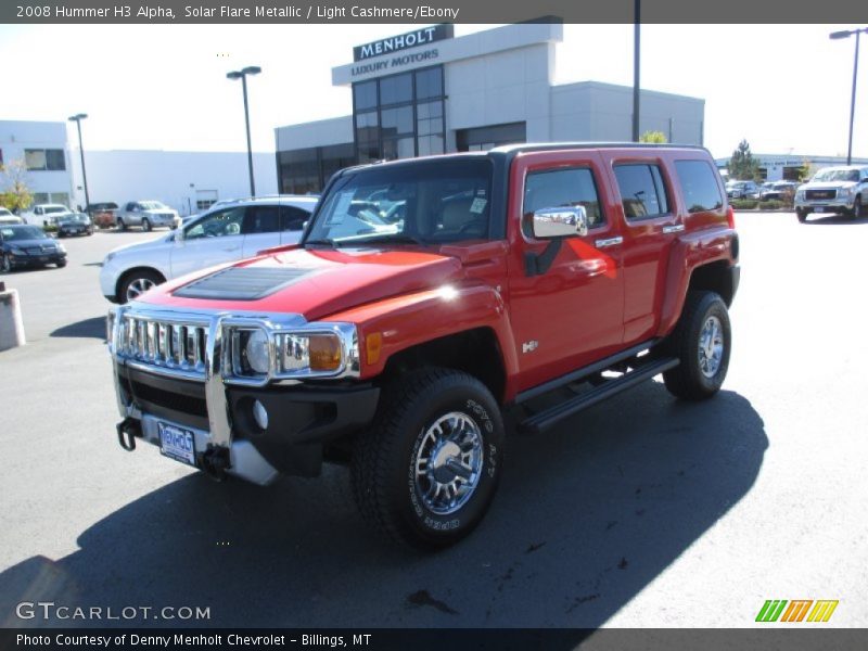 Solar Flare Metallic / Light Cashmere/Ebony 2008 Hummer H3 Alpha