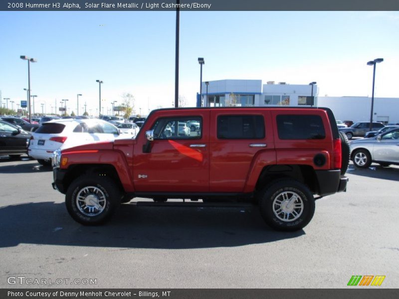 Solar Flare Metallic / Light Cashmere/Ebony 2008 Hummer H3 Alpha