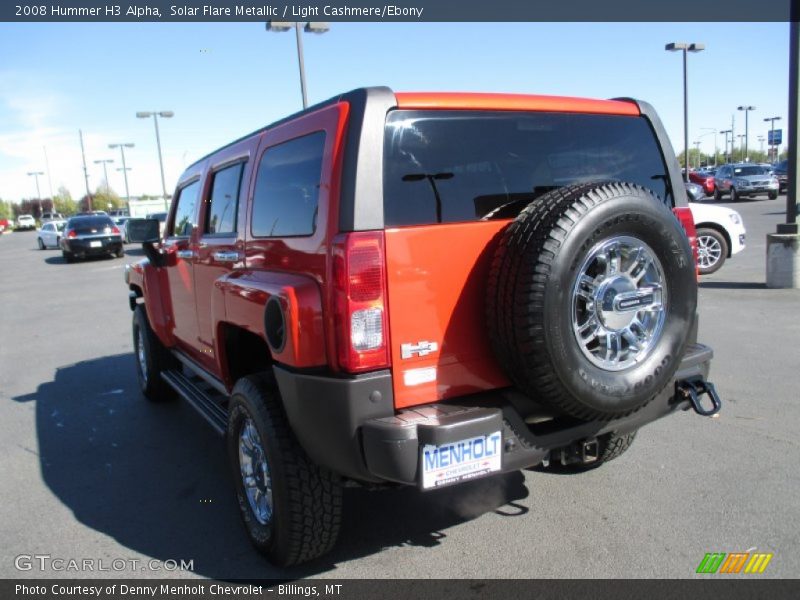 Solar Flare Metallic / Light Cashmere/Ebony 2008 Hummer H3 Alpha
