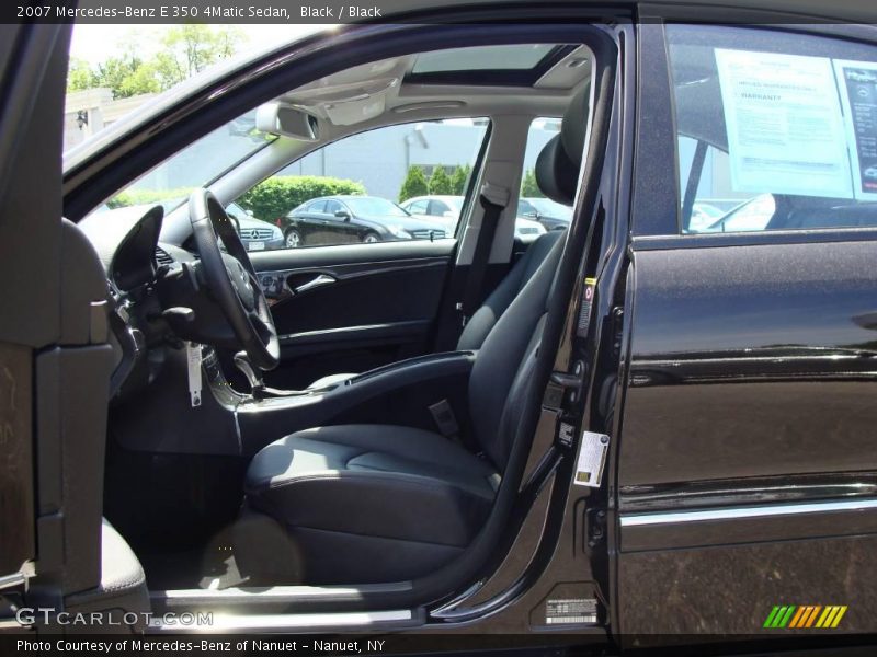 Black / Black 2007 Mercedes-Benz E 350 4Matic Sedan
