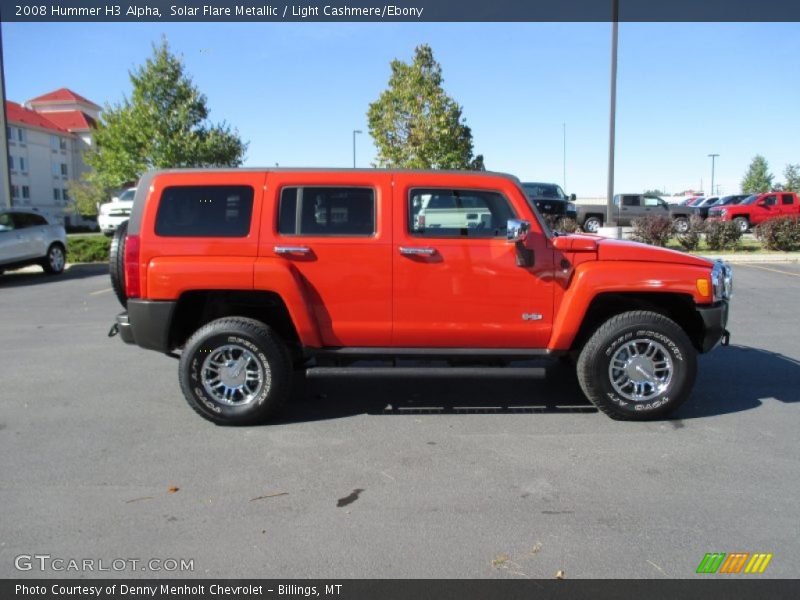 Solar Flare Metallic / Light Cashmere/Ebony 2008 Hummer H3 Alpha