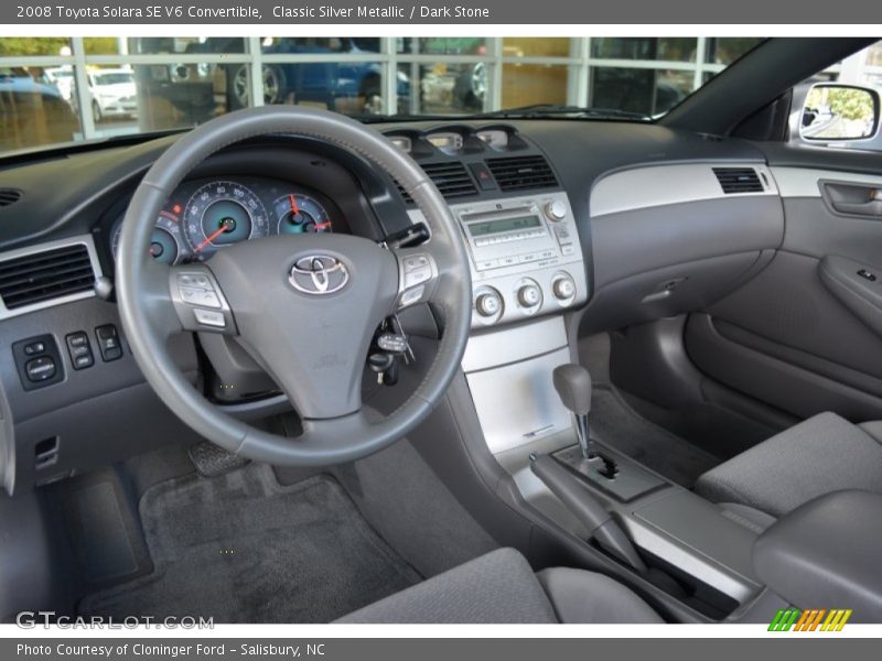 Classic Silver Metallic / Dark Stone 2008 Toyota Solara SE V6 Convertible