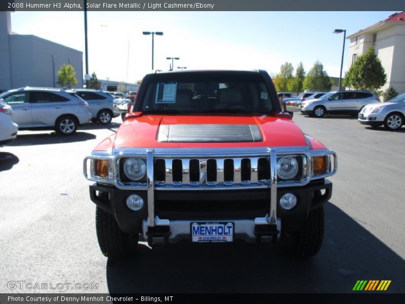 Solar Flare Metallic / Light Cashmere/Ebony 2008 Hummer H3 Alpha