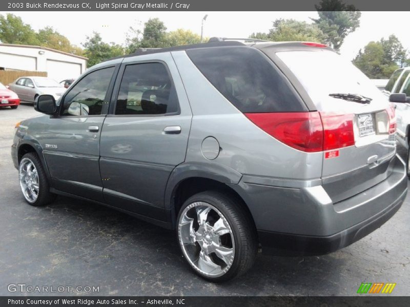 Light Spiral Gray Metallic / Gray 2003 Buick Rendezvous CX
