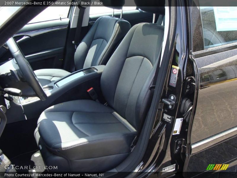 Black / Black 2007 Mercedes-Benz E 350 4Matic Sedan