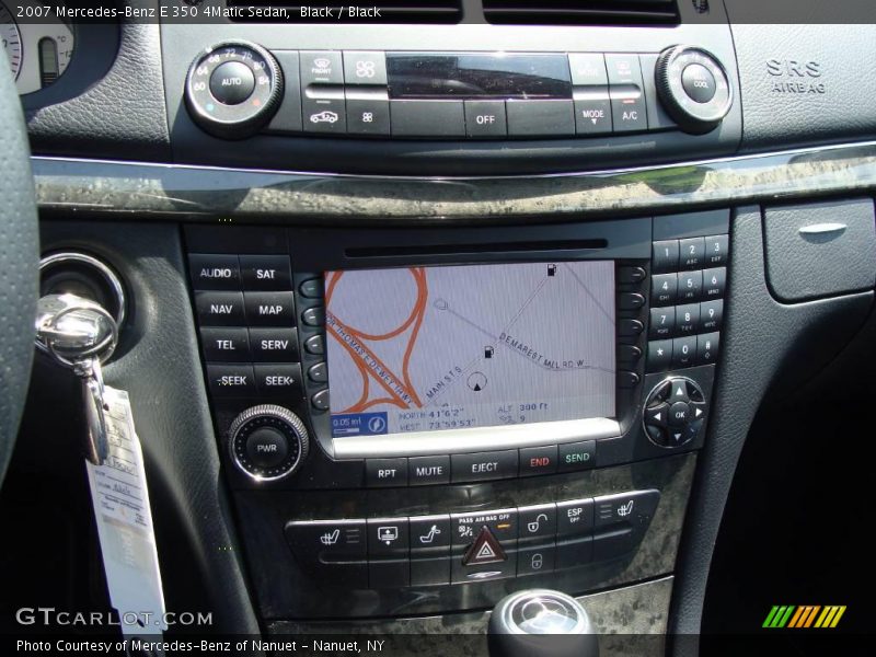 Black / Black 2007 Mercedes-Benz E 350 4Matic Sedan