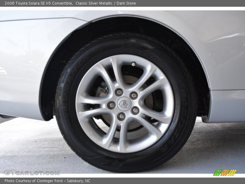 Classic Silver Metallic / Dark Stone 2008 Toyota Solara SE V6 Convertible