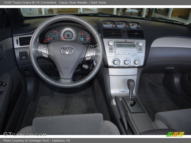 Classic Silver Metallic / Dark Stone 2008 Toyota Solara SE V6 Convertible