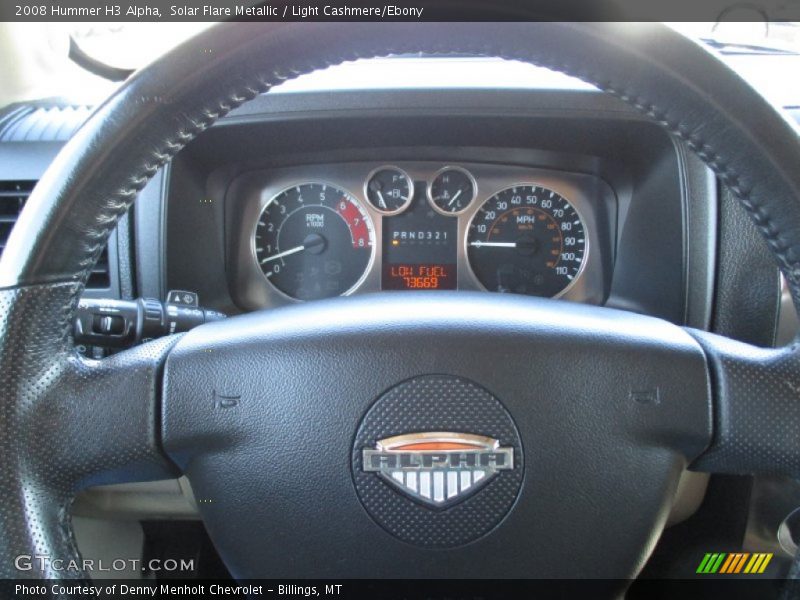 Solar Flare Metallic / Light Cashmere/Ebony 2008 Hummer H3 Alpha