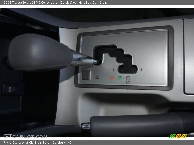 Classic Silver Metallic / Dark Stone 2008 Toyota Solara SE V6 Convertible