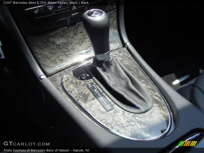 Black / Black 2007 Mercedes-Benz E 350 4Matic Sedan
