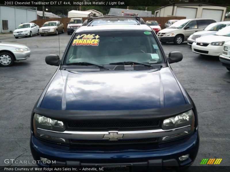 Indigo Blue Metallic / Light Oak 2003 Chevrolet TrailBlazer EXT LT 4x4