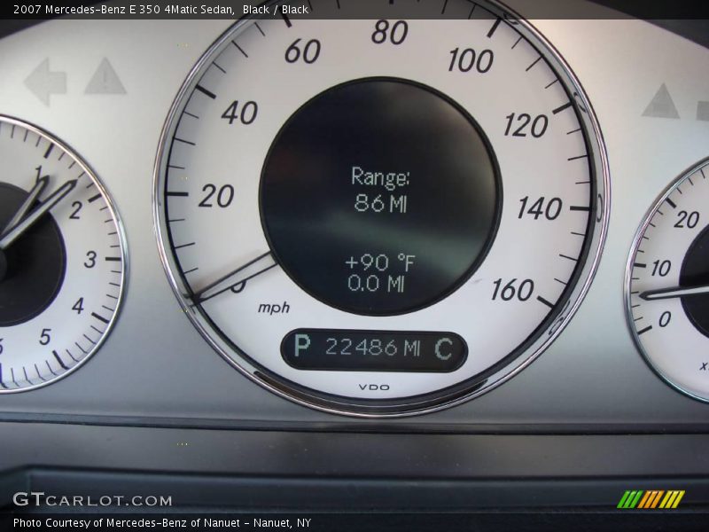 Black / Black 2007 Mercedes-Benz E 350 4Matic Sedan