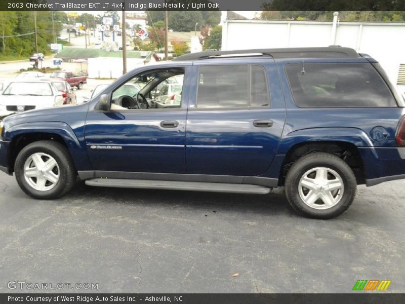 Indigo Blue Metallic / Light Oak 2003 Chevrolet TrailBlazer EXT LT 4x4