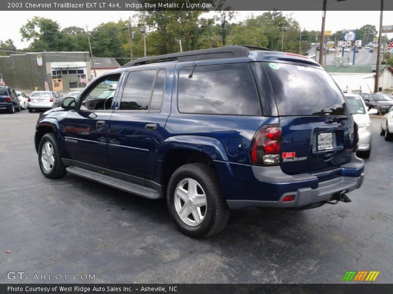 Indigo Blue Metallic / Light Oak 2003 Chevrolet TrailBlazer EXT LT 4x4