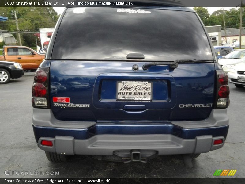 Indigo Blue Metallic / Light Oak 2003 Chevrolet TrailBlazer EXT LT 4x4