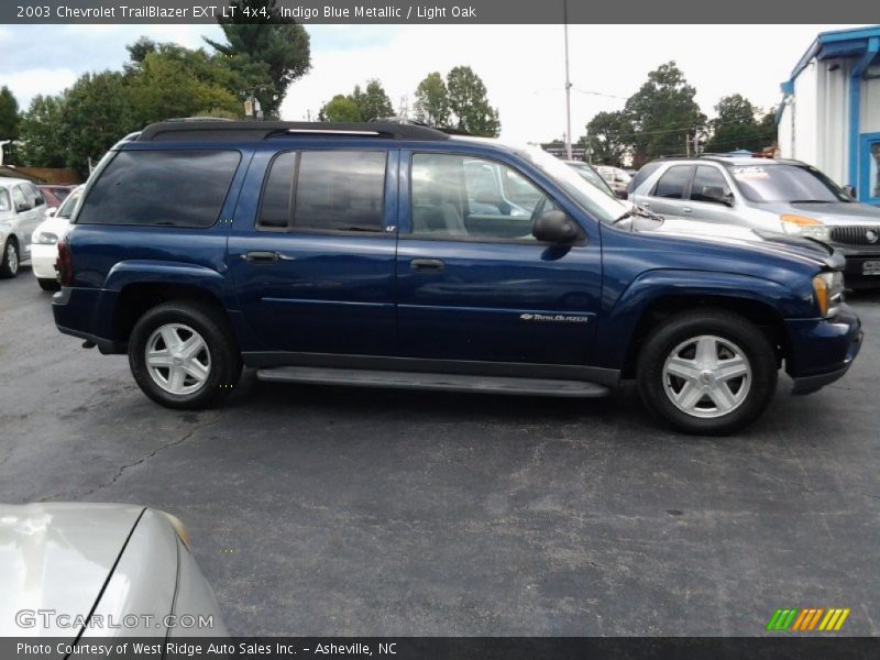 Indigo Blue Metallic / Light Oak 2003 Chevrolet TrailBlazer EXT LT 4x4