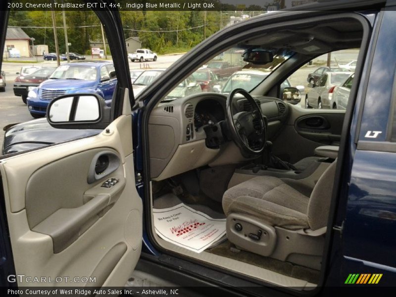 Indigo Blue Metallic / Light Oak 2003 Chevrolet TrailBlazer EXT LT 4x4