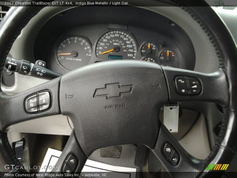 Indigo Blue Metallic / Light Oak 2003 Chevrolet TrailBlazer EXT LT 4x4