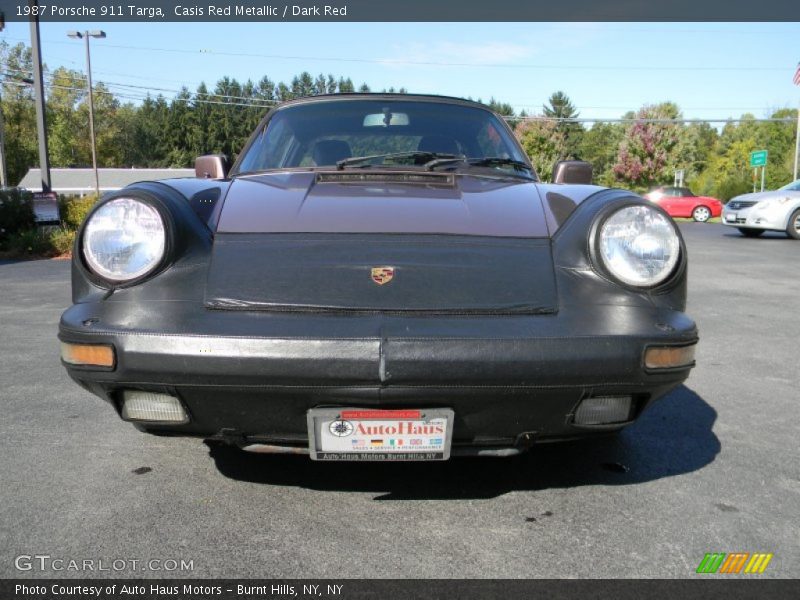 Casis Red Metallic / Dark Red 1987 Porsche 911 Targa