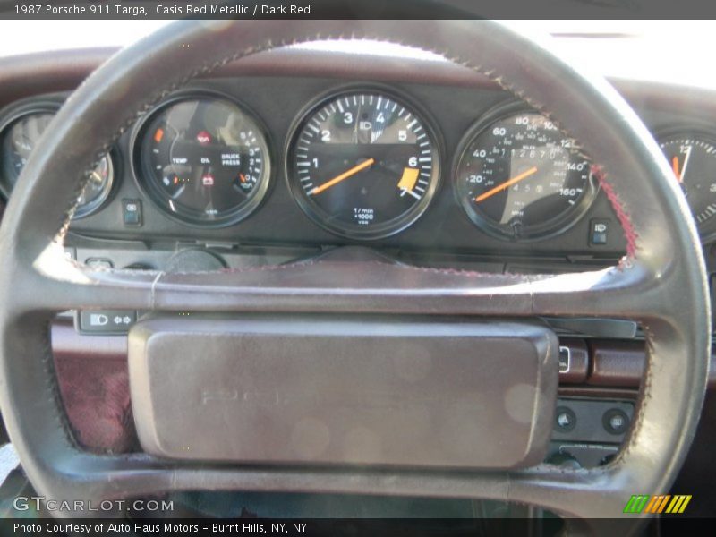 Casis Red Metallic / Dark Red 1987 Porsche 911 Targa