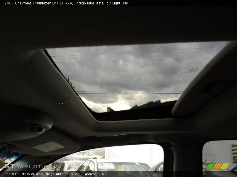Indigo Blue Metallic / Light Oak 2003 Chevrolet TrailBlazer EXT LT 4x4
