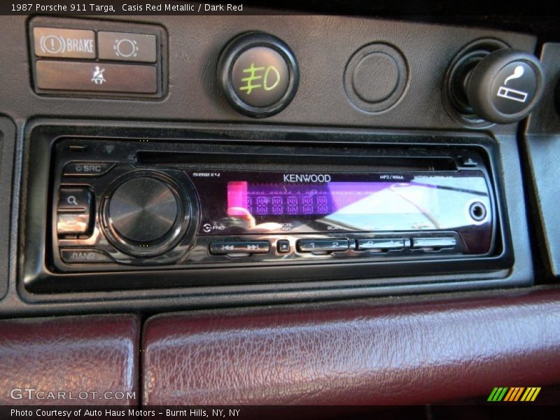 Casis Red Metallic / Dark Red 1987 Porsche 911 Targa