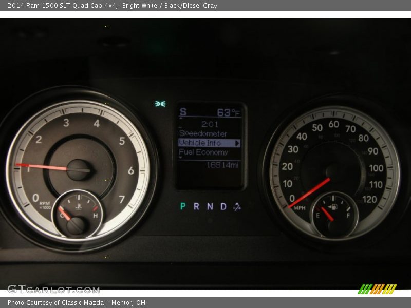  2014 1500 SLT Quad Cab 4x4 SLT Quad Cab 4x4 Gauges