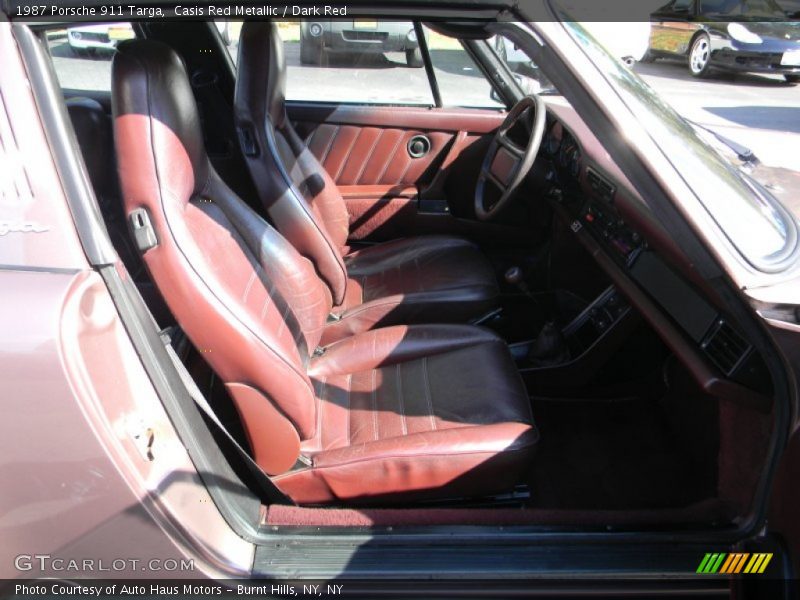 Casis Red Metallic / Dark Red 1987 Porsche 911 Targa