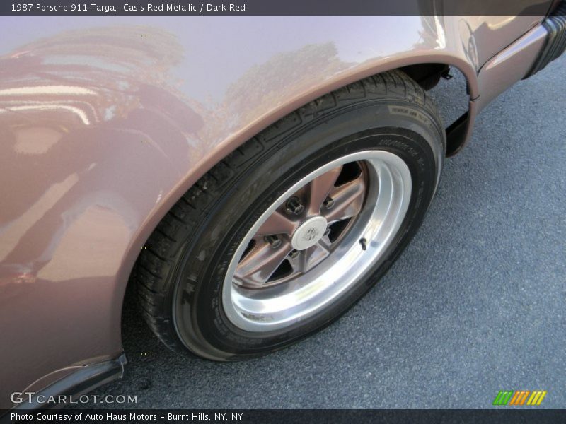 Casis Red Metallic / Dark Red 1987 Porsche 911 Targa