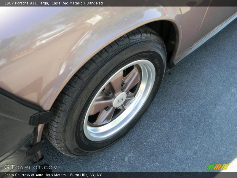 Casis Red Metallic / Dark Red 1987 Porsche 911 Targa