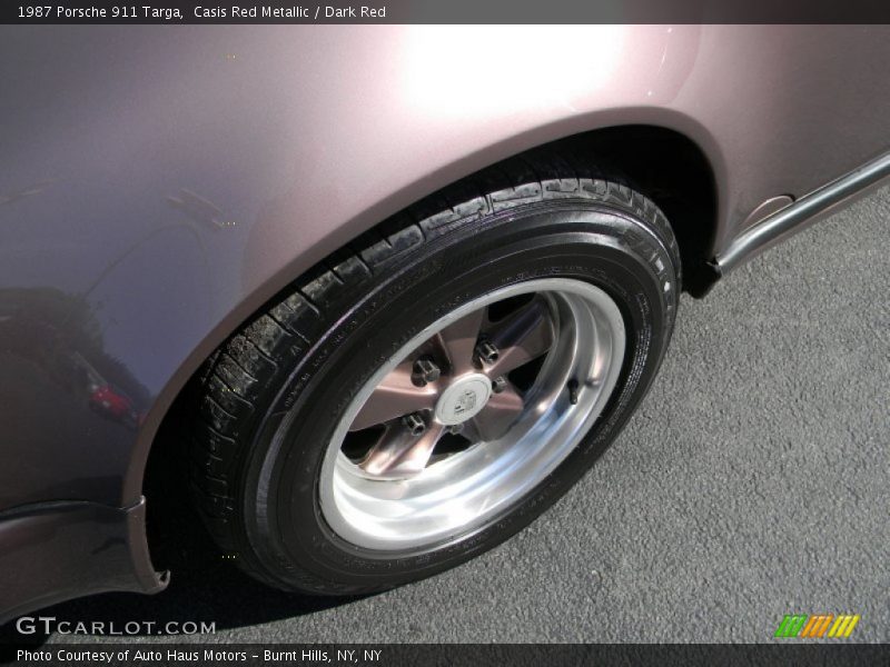 Casis Red Metallic / Dark Red 1987 Porsche 911 Targa