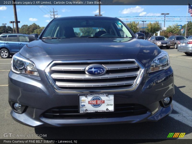Carbide Gray Metallic / Slate Black 2015 Subaru Legacy 3.6R Limited