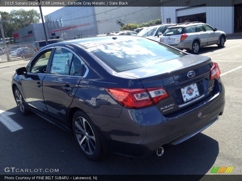 Carbide Gray Metallic / Slate Black 2015 Subaru Legacy 3.6R Limited