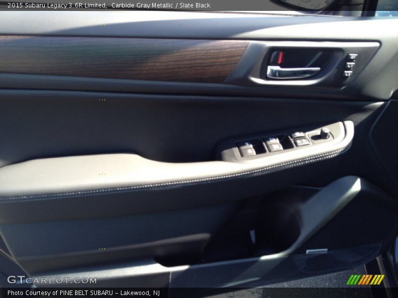 Carbide Gray Metallic / Slate Black 2015 Subaru Legacy 3.6R Limited