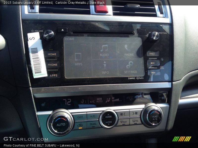 Carbide Gray Metallic / Slate Black 2015 Subaru Legacy 3.6R Limited