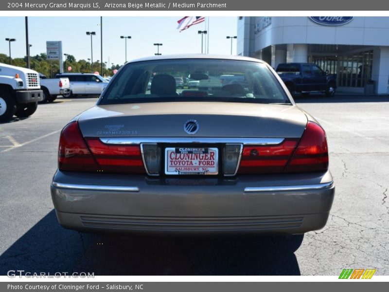 Arizona Beige Metallic / Medium Parchment 2004 Mercury Grand Marquis LS