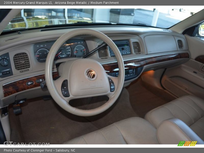 Arizona Beige Metallic / Medium Parchment 2004 Mercury Grand Marquis LS