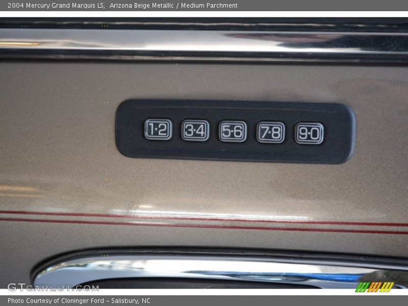 Arizona Beige Metallic / Medium Parchment 2004 Mercury Grand Marquis LS